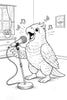 Paws Society Coloring Book - Charmbound Chronicles